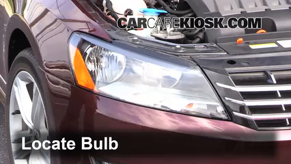 2013 Volkswagen Passat TDI SE 2.0L 4 Cyl. Turbo Diesel Lights Daytime Running Light (replace bulb)