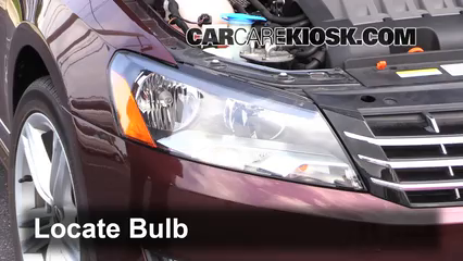 2013 Volkswagen Passat TDI SE 2.0L 4 Cyl. Turbo Diesel Lights Parking Light (replace bulb)