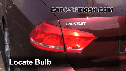 2013 Volkswagen Passat TDI SE 2.0L 4 Cyl. Turbo Diesel Lights Turn Signal - Rear (replace bulb)