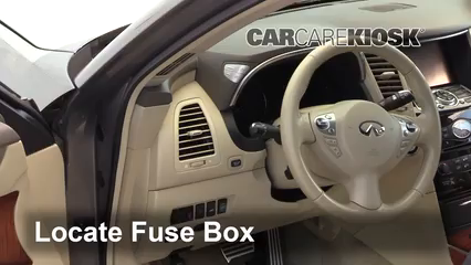 Interior Fuse Box Location 2014 2017 Infiniti Qx70 2014
