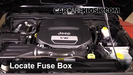 Interior Fuse Box Location 2007 2017 Jeep Wrangler 2014