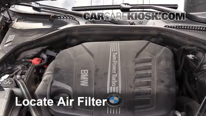 2014 BMW 535d xDrive 3.0L 6 Cyl. Turbo Diesel Filtro de aire (motor)