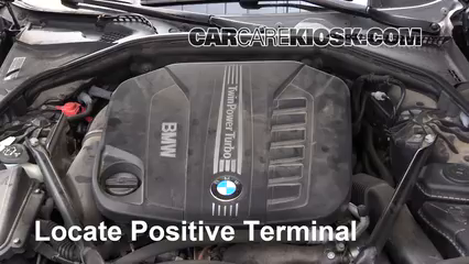 Battery Replacement: 2014 BMW 535d xDrive 3.0L 6 Cyl. Turbo Diesel