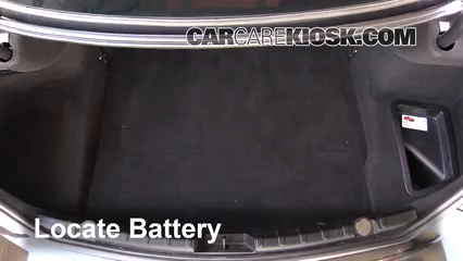 2014 BMW 650i xDrive Gran Coupe 4.4L V8 Turbo Batterie Nettoyer la batterie et les cosses