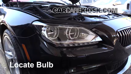 2014 BMW 650i xDrive Gran Coupe 4.4L V8 Turbo Éclairage Feu clignotant avant (remplacer l'ampoule)