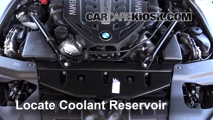 How to Add Coolant: 2014 BMW 650i xDrive Gran Coupe 4.4L V8 Turbo