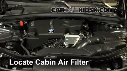 2014 BMW X1 xDrive28i 2.0L 4 Cyl. Turbo Filtro de aire (interior) Control