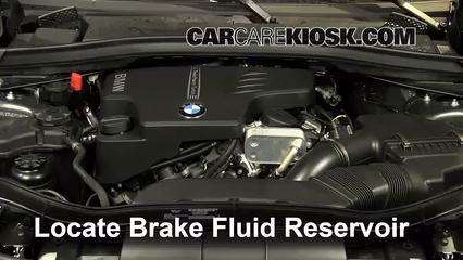 2014 BMW X1 xDrive28i 2.0L 4 Cyl. Turbo Brake Fluid Check Fluid Level