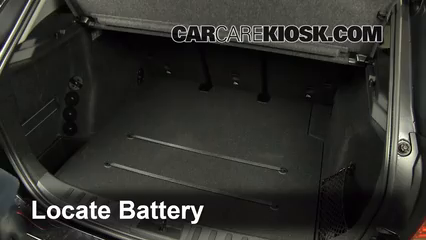 where is battery located on a 2013 bmw x1
