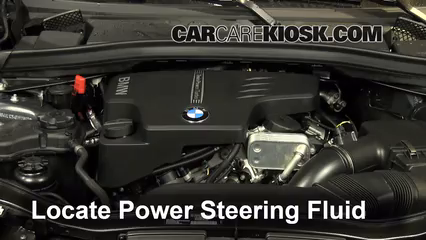 Check Power Steering Level: 2014 BMW X1 xDrive28i 2.0L 4 Cyl. Turbo