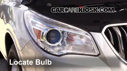 2014 Buick Enclave 3.6L V6 Lights Highbeam (replace bulb)