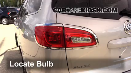 2014 Buick Enclave 3.6L V6 Luces Luz trasera (reemplazar foco)