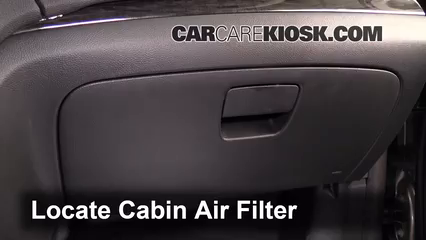 2014 Buick Encore 1.4L 4 Cyl. Turbo Filtro de aire (interior)