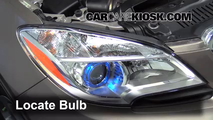 2014 Buick Encore 1.4L 4 Cyl. Turbo Éclairage Feux de route (remplacer l'ampoule)