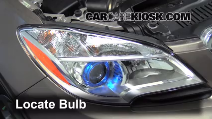 2014 Buick Encore 1.4L 4 Cyl. Turbo Éclairage Feux de croisement (remplacer l'ampoule)