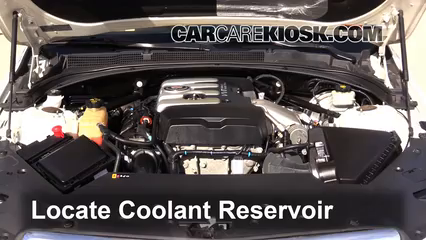 2014 Cadillac ATS 2.0L 4 Cyl. Turbo Refrigerante (anticongelante) Agregar refrigerante