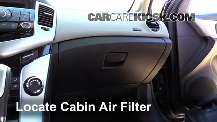 2014 Chevrolet Cruze LS 1.8L 4 Cyl. Sedan (4 Door) Filtro de aire (interior)