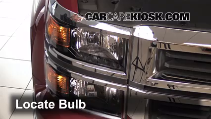 2014 Chevrolet Silverado 1500 LT 5.3L V8 FlexFuel Crew Cab Pickup Lights Highbeam (replace bulb)