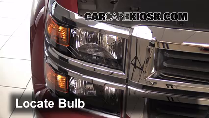 2014 Chevrolet Silverado 1500 LT 5.3L V8 FlexFuel Crew Cab Pickup Lights Parking Light (replace bulb)