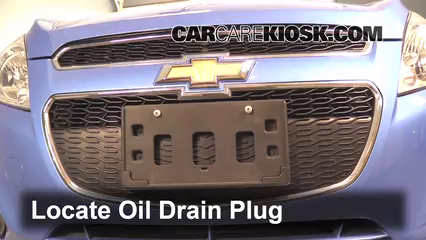 2014 Chevrolet Spark LT 1.2L 4 Cyl. Aceite Cambiar aceite y filtro de aceite