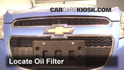 Oil & Filter Change Chevrolet Spark (2013-2015) LT 1.2L 4 Cyl.