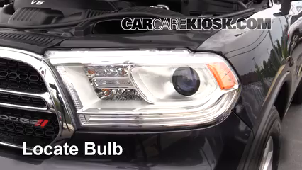 2014 Dodge Durango SXT 3.6L V6 FlexFuel Lights Turn Signal - Front (replace bulb)