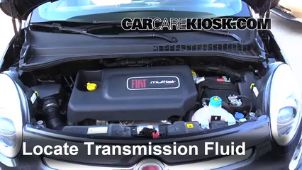 Transmission Fluid Level Check 2014 Fiat 500L 1.4L 4 Cyl. Turbo