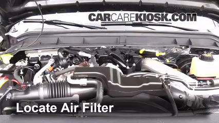 2014 Ford F-350 Super Duty King Ranch 6.7L V8 Turbo Diesel Filtre à air (moteur)