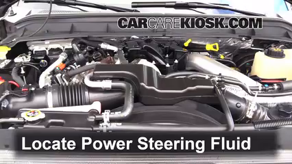 2014 Ford F-350 Super Duty King Ranch 6.7L V8 Turbo Diesel Fuites de Liquide Liquide de direction assistée (réparer fuites)