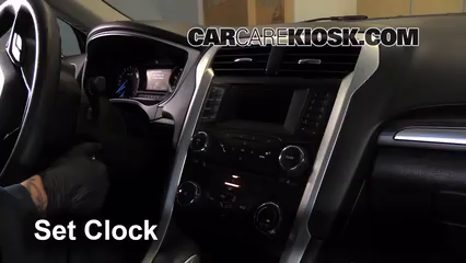 2014 Ford Fusion SE 2.5L 4 Cyl. Clock