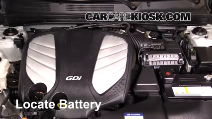 Battery Replacement: 2014 Hyundai Azera Limited 3.3L V6