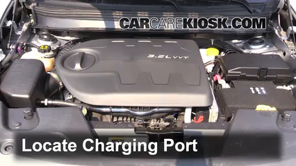 2014 Jeep Cherokee Latitude 3.2L V6 Climatisation Ajouter du réfrigérant
