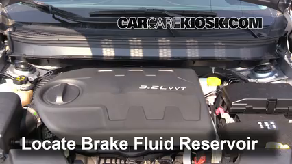 2014 Jeep Cherokee Latitude 3.2L V6 Brake Fluid Add Fluid