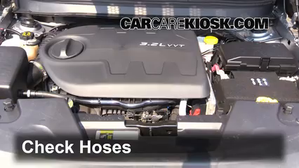 2014 Jeep Cherokee Latitude 3.2L V6 Hoses Check Hoses