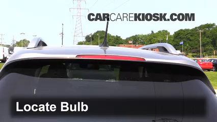2014 Jeep Cherokee Latitude 3.2L V6 Lights Center Brake Light (replace bulb)