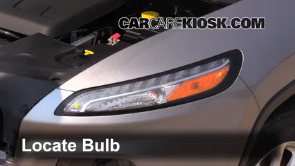 2014 Jeep Cherokee Latitude 3.2L V6 Lights Parking Light (replace bulb)