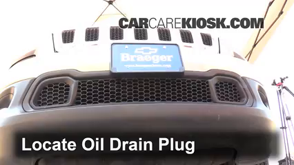 2014 Jeep Cherokee Latitude 3.2L V6 Oil Change Oil and Oil Filter