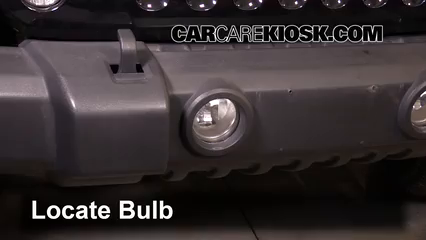 2014 Jeep Wrangler Sport 3.6L V6 Éclairage Feu antibrouillard (remplacer l'ampoule)