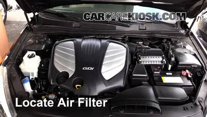 2014 Kia Cadenza Premium 3.3L V6 Air Filter (Engine)