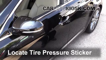 2014 Kia Cadenza Premium 3.3L V6 Tires & Wheels Check Tire Pressure
