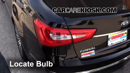 2014 Kia Cadenza Premium 3.3L V6 Lights Brake Light (replace bulb)