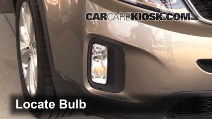 2014 Kia Sorento EX 3.3L V6 Lights Fog Light (replace bulb)