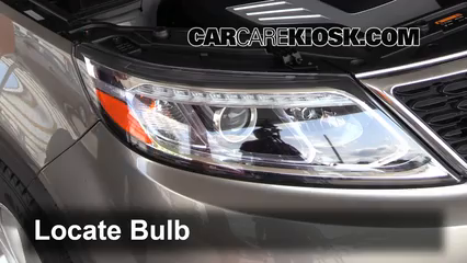 2014 Kia Sorento EX 3.3L V6 Lights Parking Light (replace bulb)