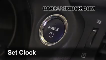 2014 Lexus CT200h 1.8L 4 Cyl. Clock