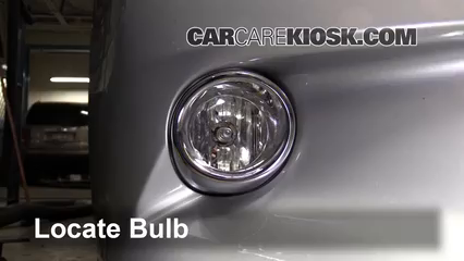 2014 Lexus ES350 3.5L V6 Éclairage Feu antibrouillard (remplacer l'ampoule)