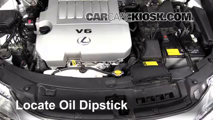 2014 Lexus ES350 3.5L V6 Aceite Controlar nivel de aceite