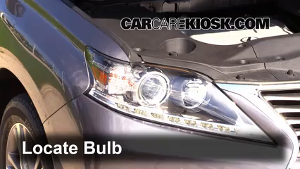 2014 Lexus RX350 3.5L V6 Éclairage Feux de route (remplacer l'ampoule)