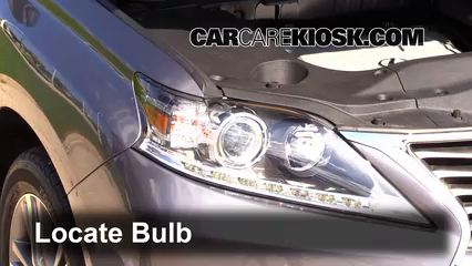 2014 Lexus RX350 3.5L V6 Lights Turn Signal - Front (replace bulb)