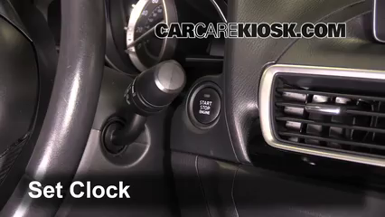 2014 Mazda 3 Touring 2.0L 4 Cyl. Sedan Clock