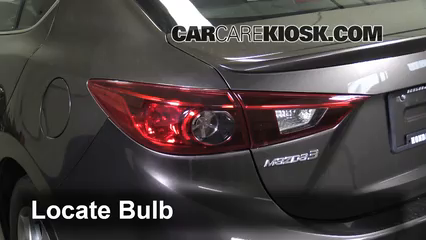 2014 Mazda 3 Touring 2.0L 4 Cyl. Sedan Lights Turn Signal - Rear (replace bulb)